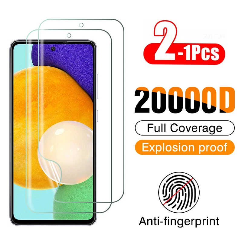 

a 72 hydrogel soft film for samsung a52 safety screen protector film Not Glass for samsung a51 a72 sansum a31 31a 2-1pcs