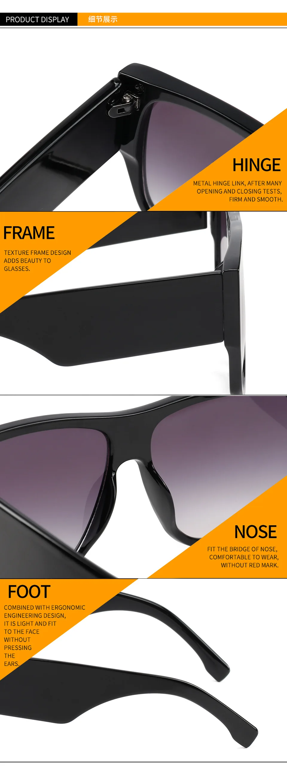 

2020 Fashion Oversized Sunglasses Women Men Sun Glasses Retro One-piece Windproof Goggles Mirror Sunglass Brand Design UV400