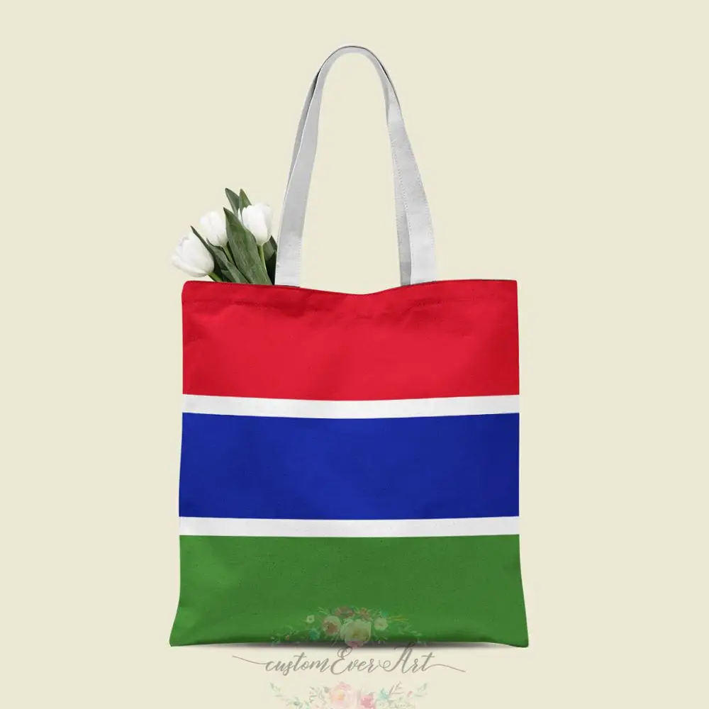 

The Gambia tote bag custom canvas tote bags for women for teacher Birthday Bags Gift Bag personalized gifts
