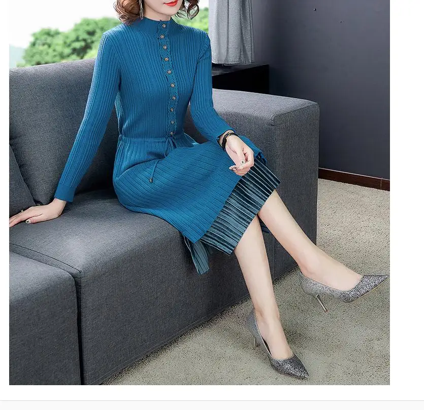 

2021 spring and autumn winter Long sleeve Women's Sweater coat