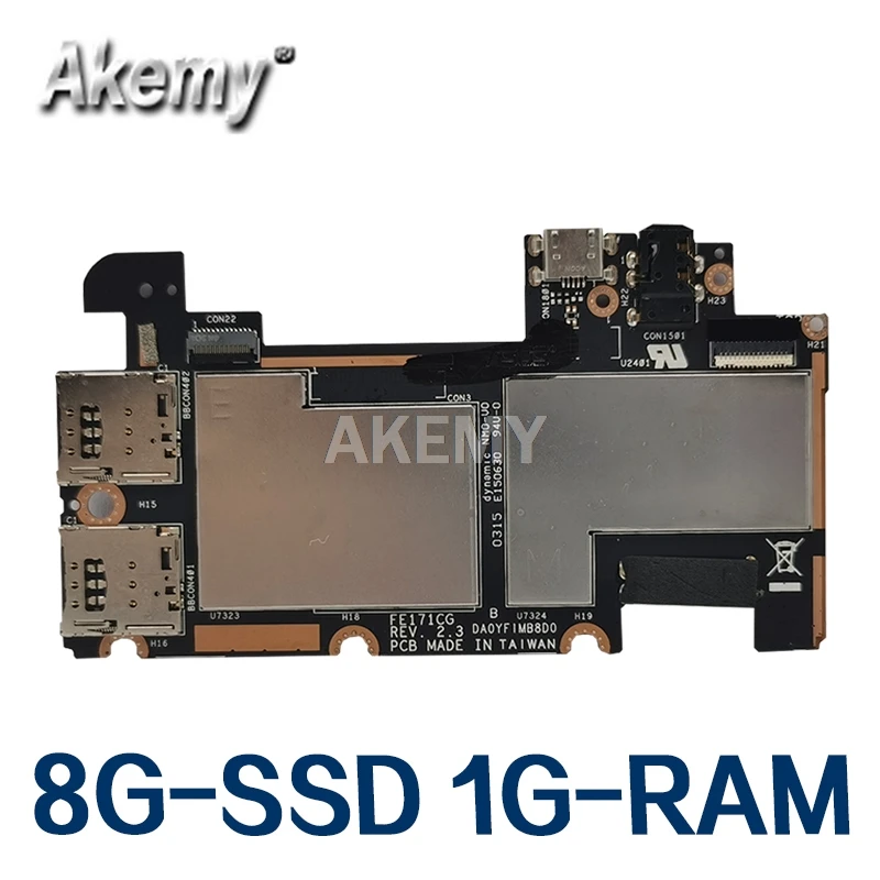 

New! original For Asus FE171CG FE171C Tablets motherboard Mainboard logic board W 8G-SSD 1G-RAM
