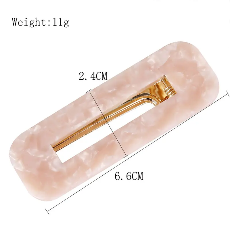 1 шт. Женские Винтажные заколки для волос леопардовые геометрические