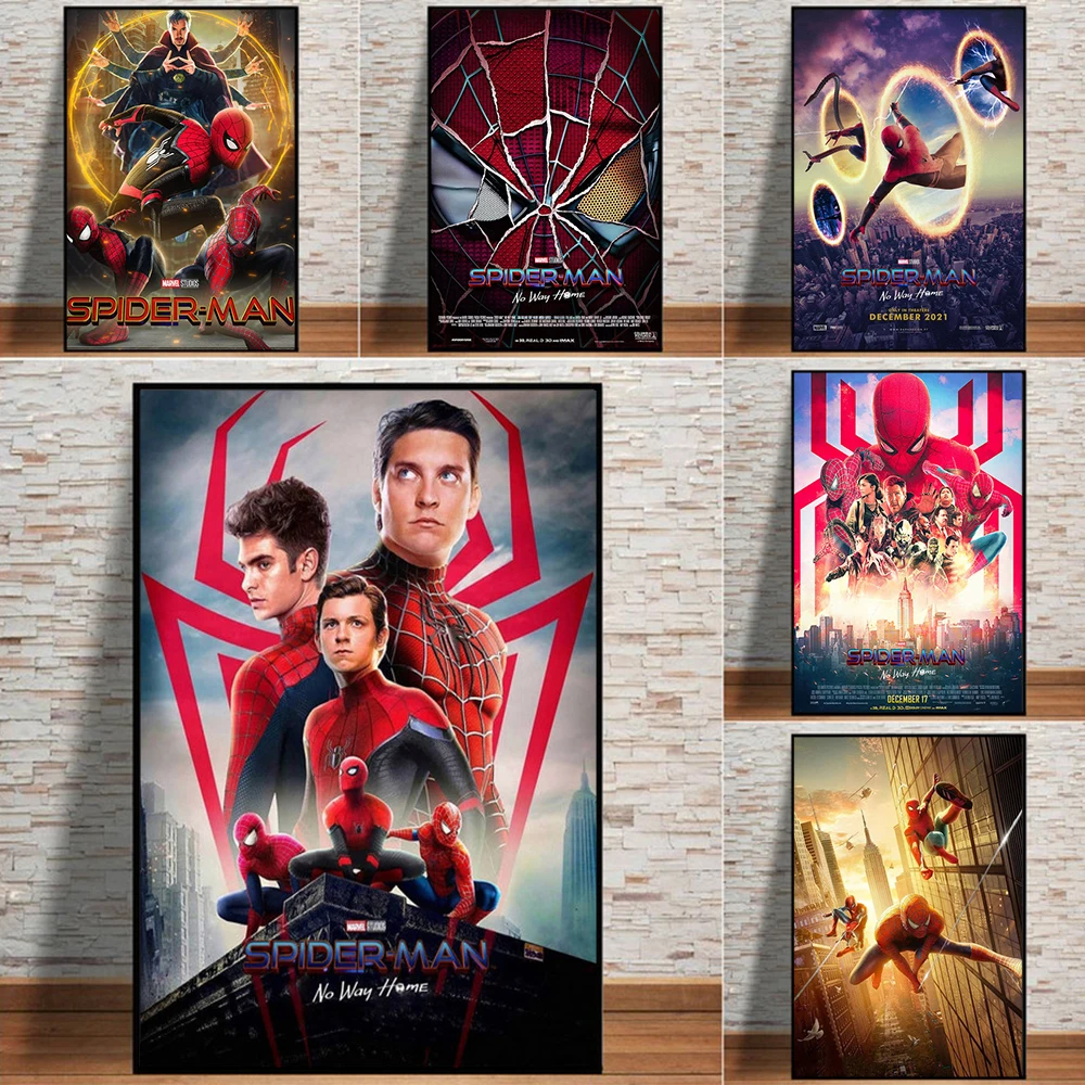 

Marvel New Movie Spider-Man No Way Doctor Strange Poster Prints Canvas Paintings Wall Art Picture For Best Gift Room Home Decor