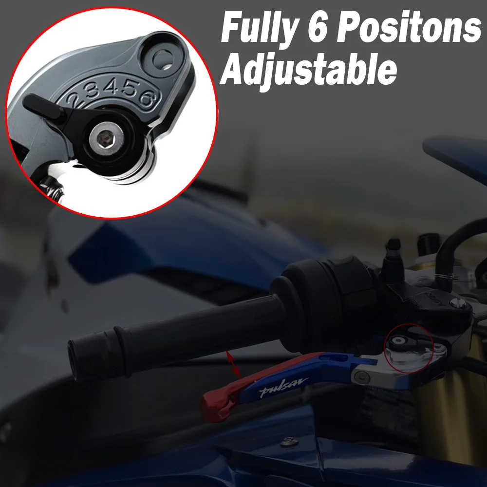 

For Bajaj Pulsar 200 NS/200 RS/200 AS Motorcycle Accessories CNC Adjustable Extendable Foldable Brake Clutch Levers