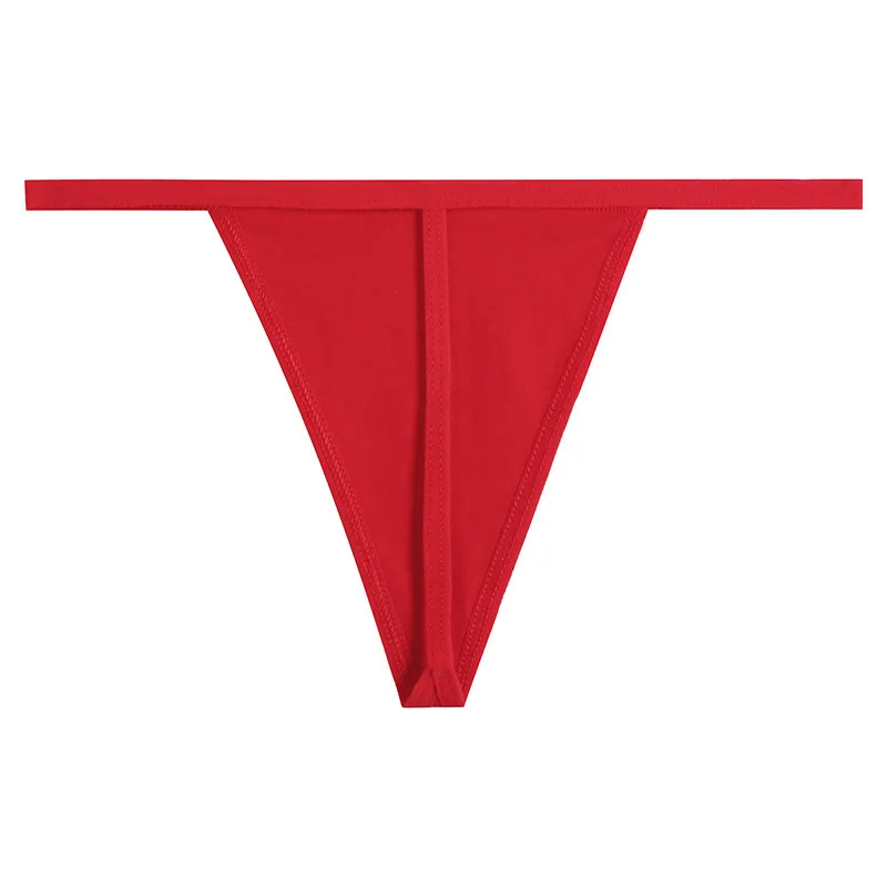 Новые простые хлопковые стринги Бесшовные женские трусы нижнее белье