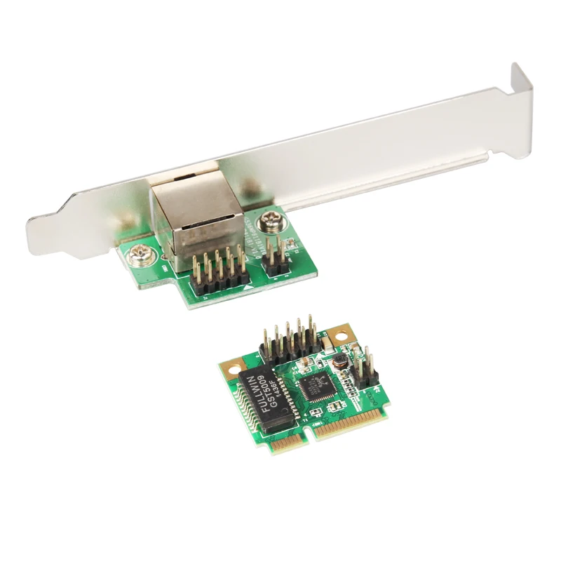 Сетевые карты Mini PCI-Express Gigabit Ethernet RJ45 порт адаптер 10/100/1000 Base-T сетевой LAN контроллер