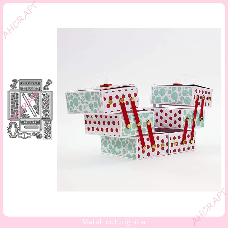 

Three layer suitcase metal cutting knife die scrapbook process card die manual production of carbon steel cutting knife die