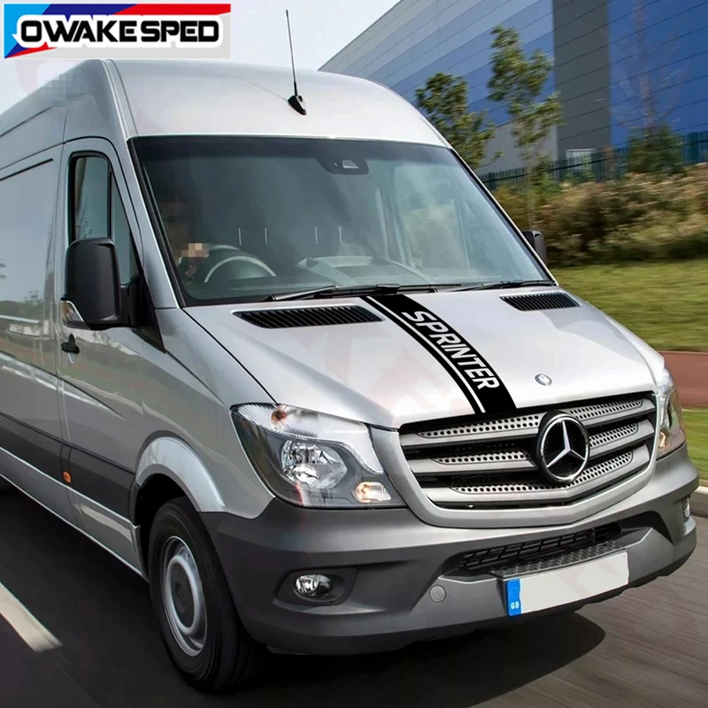 Спортивный Стильный чехол для Mercedes Benz Sprinter автомобильного двигателя полосатая