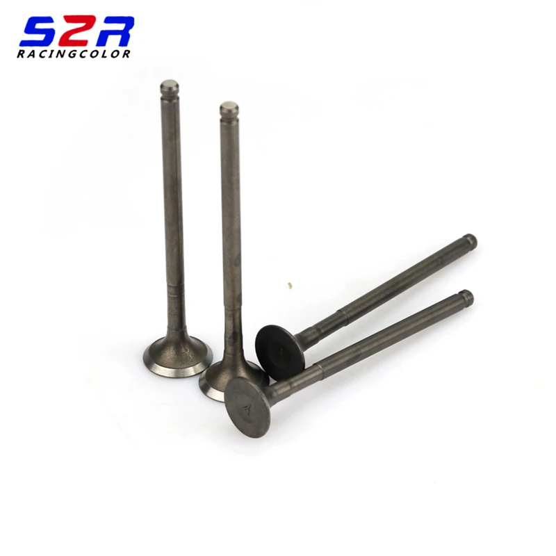 4X мотоцикла впускного клапана Комплект мотоцикл выхлопной шток скутер части
