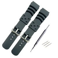 22mm 20mm 18mm replacement for rubber diver watch strap silicone band for seiko skx171173kx779781dal1bp diy replace