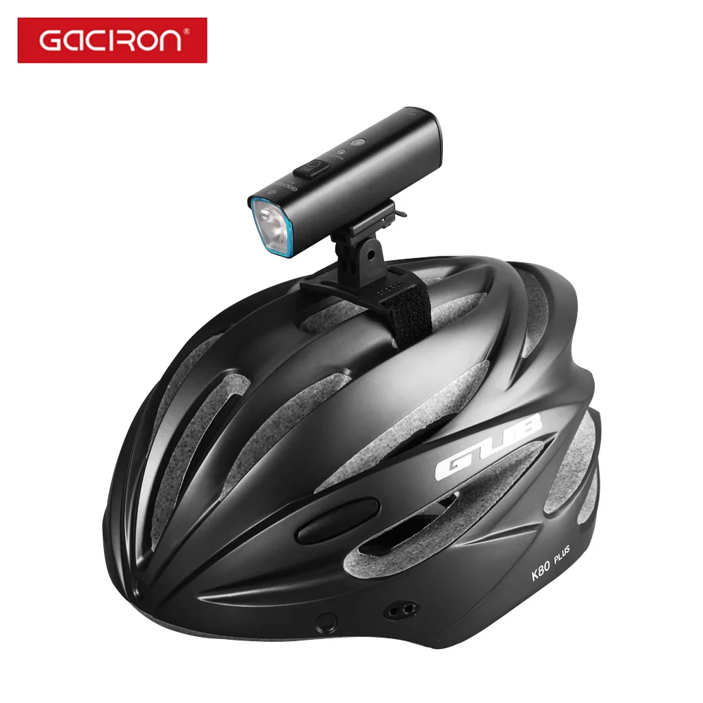 GACIRON MTB bike headlight bicycle front light 1000 lumens lamps Mtb flashlight Waterproof USB rechargeable helmet Lamps
