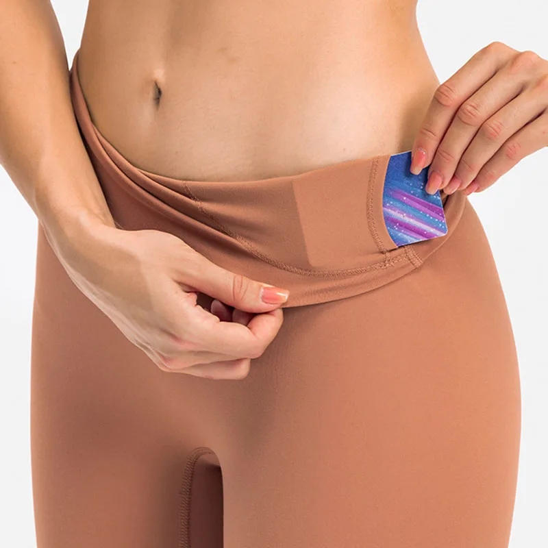 No Camel Toe Workout Yoga Shorts Hidden Pocket Buttery Soft High Waist Sport Athletic Fitness Gym Shorts Running Short Pants