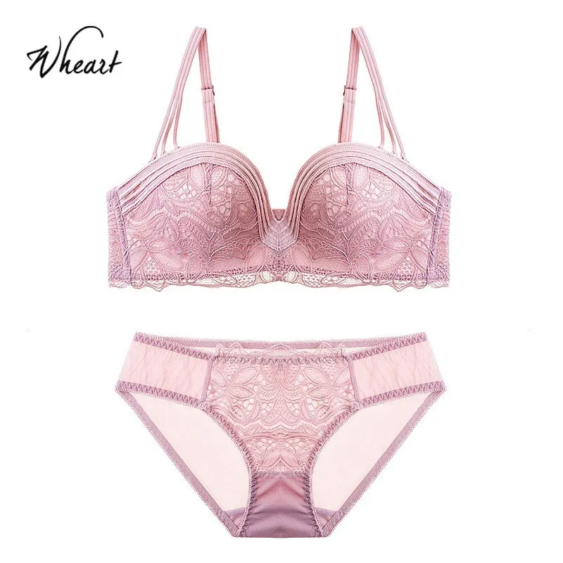Женское нижнее белье без косточек wateheart модное сексуальное с кружевной отделкой