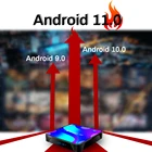 Transpeed Android 11 ТВ коробка 2,4G и 5,8G, Wi-Fi, 32G 64G 128G 4k 3D Bluetooth ТВ приемник медиа-проигрыватель ТВ-приставка + высокое качество очень быстро коробка