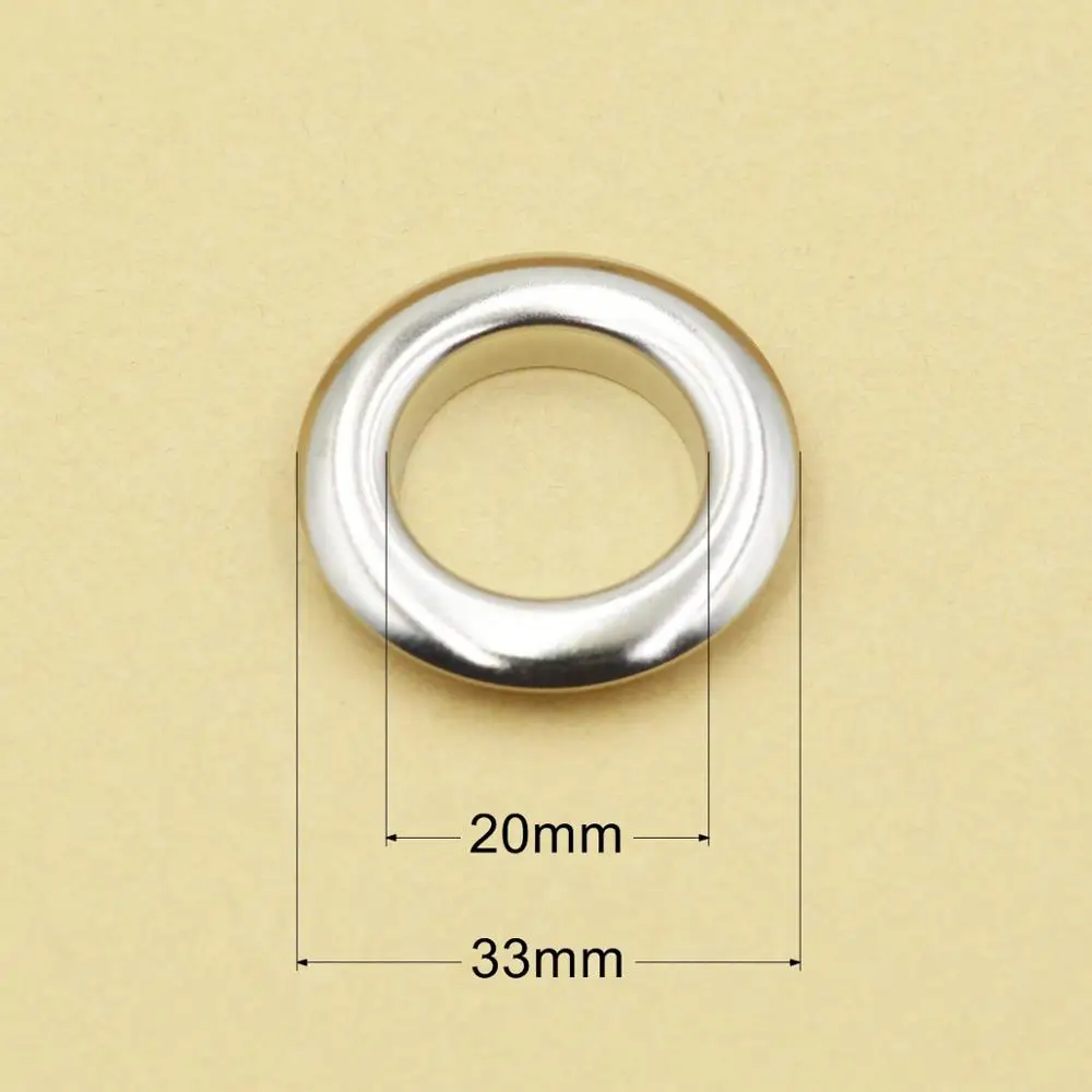 10 комплектов 20 мм Серебряный Золотой Черный латунный материал большой размер