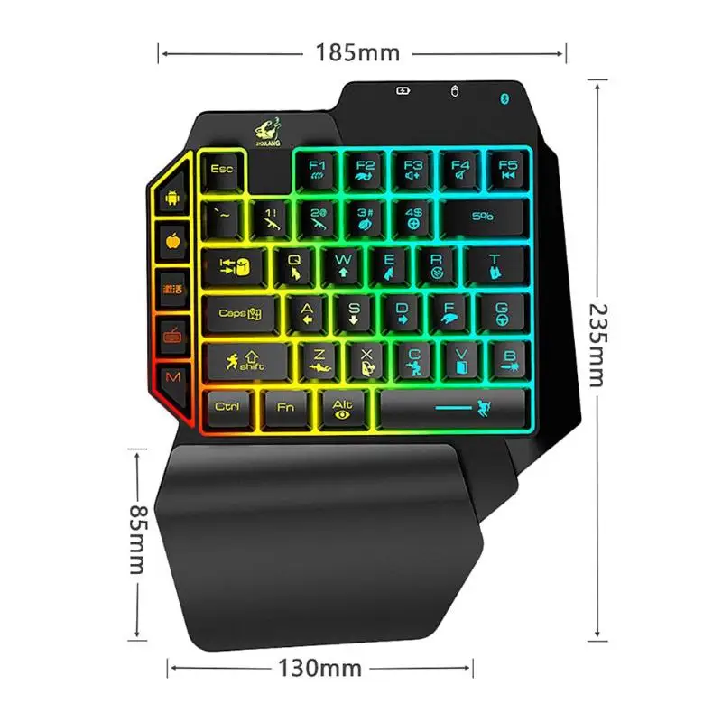 G11 39 клавиш Мини Беспроводная Одиночная клавиатура компьютер ноутбук ПК Bluetooth 4,0 телефон игровая клавиатура для Android iOS