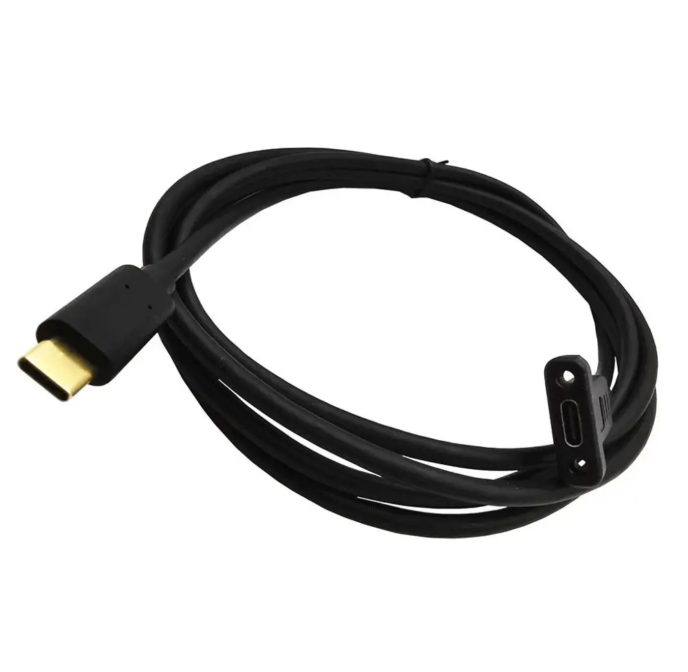 10 Гбит/с USB C 3.1 Type-C штырь-гнездо Удлинительный кабель для передачи данных с