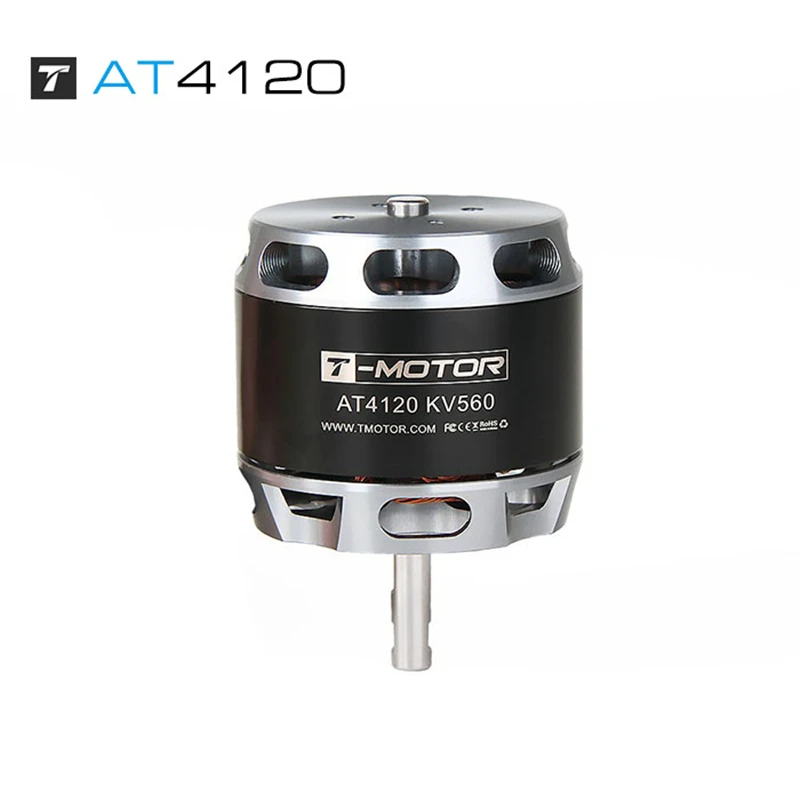 

T-MOTOR Long Shaft AT4120 250kv 500kv 560kv Outer Rotor BRUSHLESS MOTOR for FPV UAV fixed wing rc Airplane