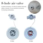 Надувная лодка с 8 отверстиями, плот для шлюпки, аксессуары для каноэ, воздушный клапан, переходная крышка, ПВХ клапан, надувная лодка для шлюпки, байдарки