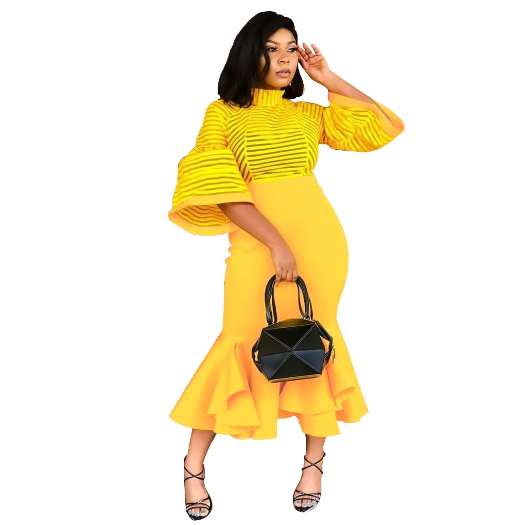 Женское богемное платье макси с рукавами фонариками однотонное летнее пляжное