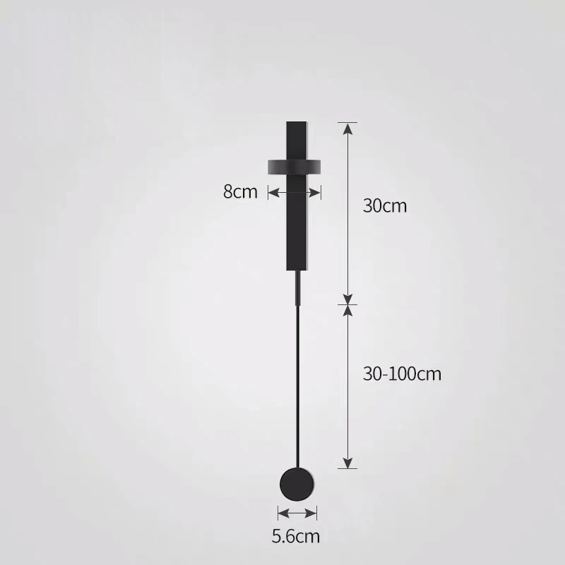 

Настенный светильник LONKOEY, черный/белый/золотой