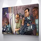 Картина GTA - Мульт красочная Картина на холсте, современный домашний декор комнаты