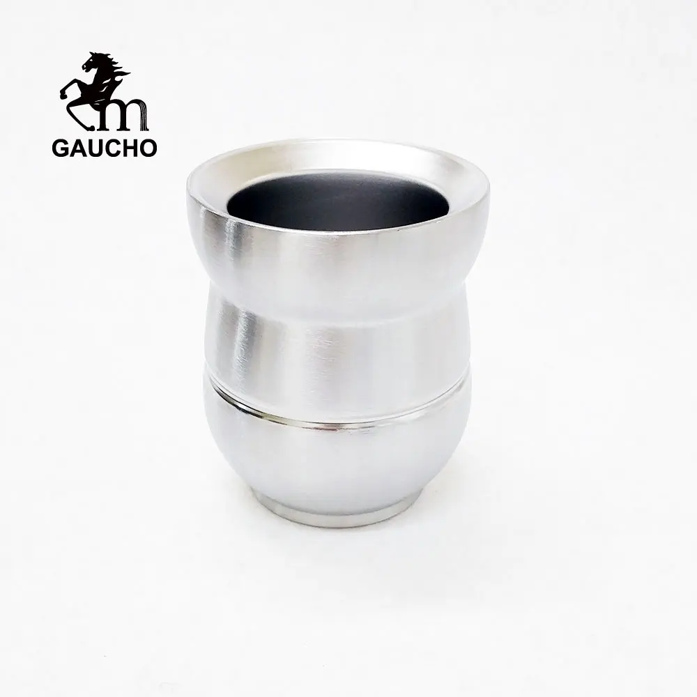 40 шт./лот Gaucho Yerba Mate Gourds из нержавеющей стали Calabash Cup 150 мл Посуда для напитков с
