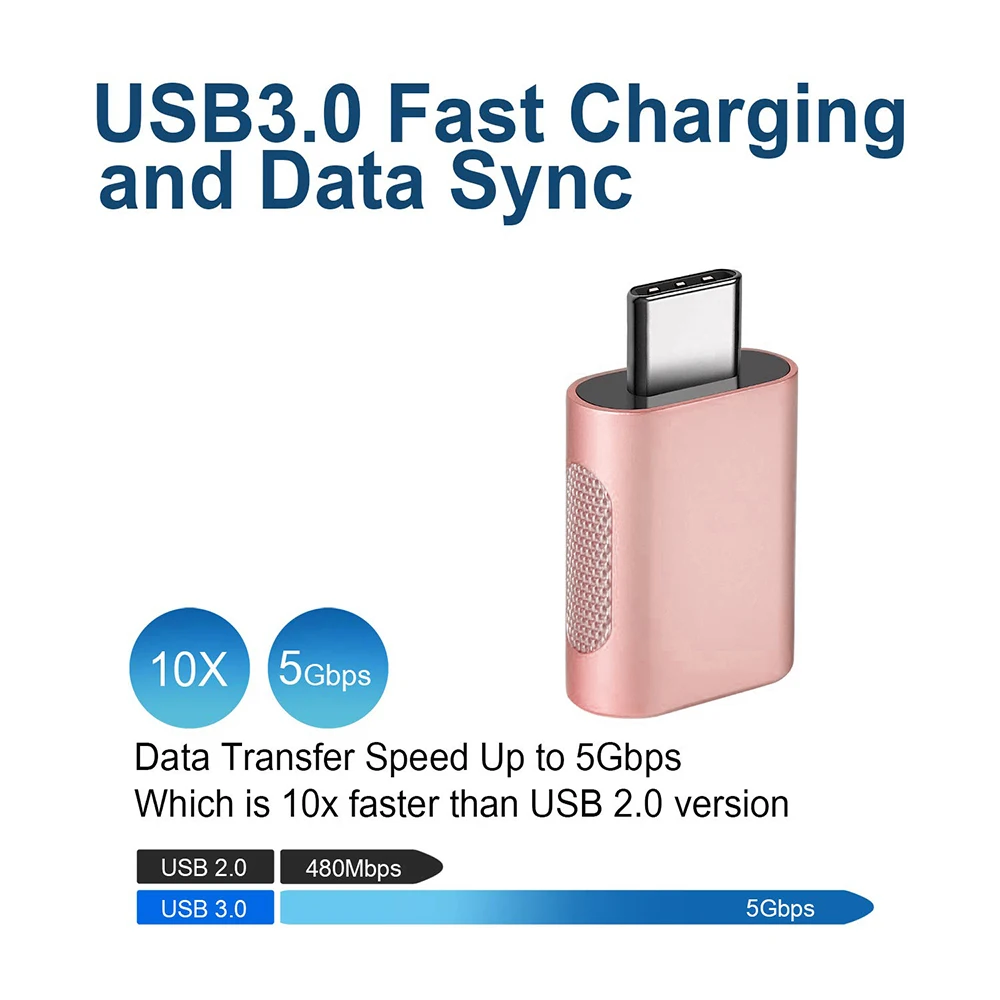 Высокая Скорость аксессуары для трансмиссии Тип USB C Female to 3 0 Мужской разъем