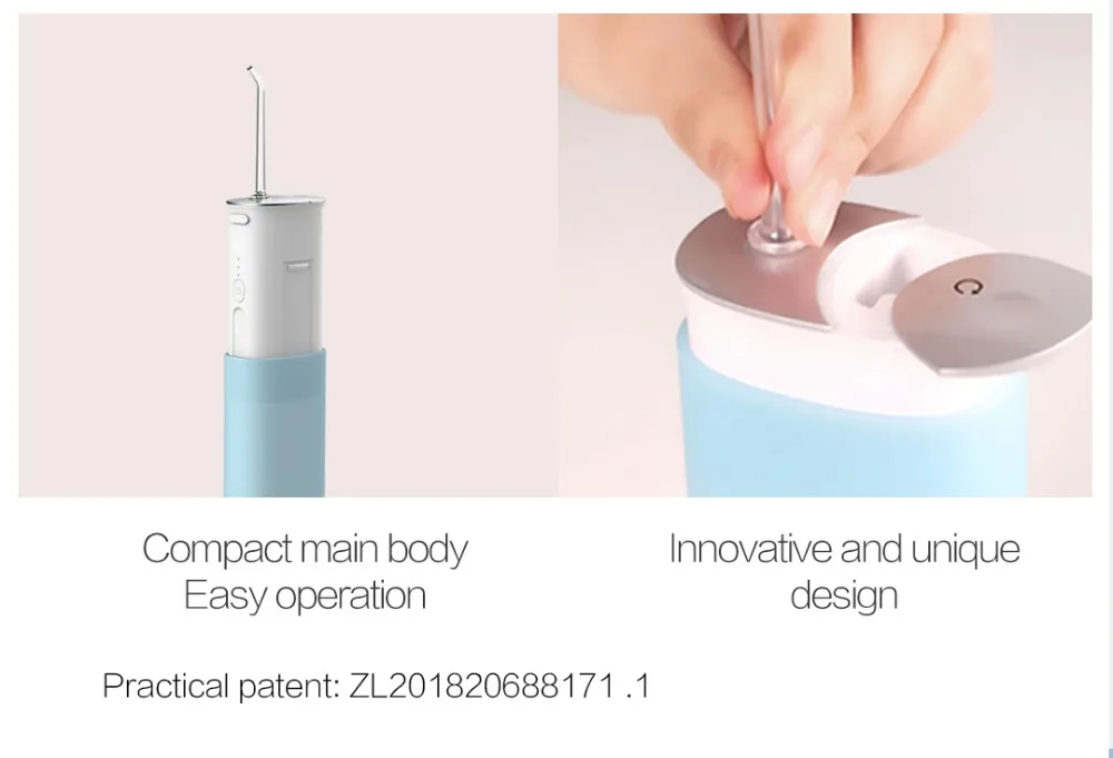 Xiaomi olibo портативный ирригатор для полости рта USB Перезаряжаемый водный Стоматологический Ирригатор для чистки зубов струя воды зубочистка
