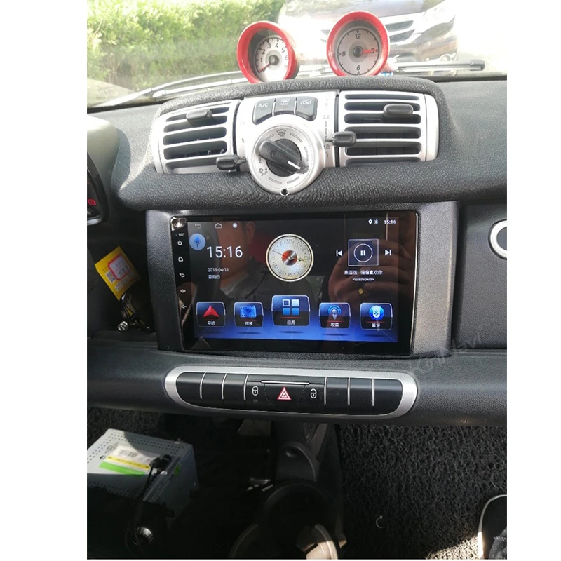 Автомагнитола KiriNavi 9 дюймов сенсорный экран Android 10 0 для Mercedes Benz Smart Fortwo GPS