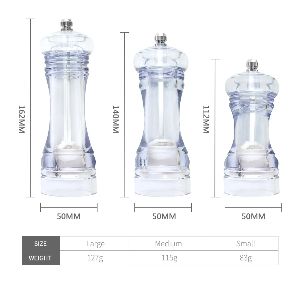 Кухонные шлифовальные бутылки инструменты соль мельница для перца шейкер