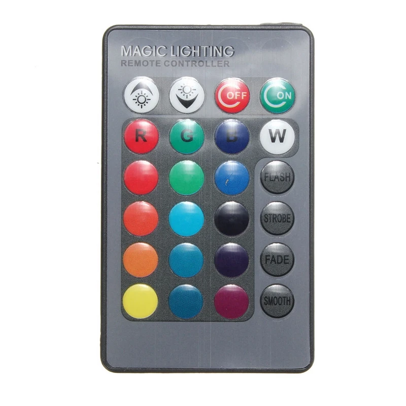 E14 3W RGB светодиодный светильник лампа свеча Точечный 16 изменение цвета с