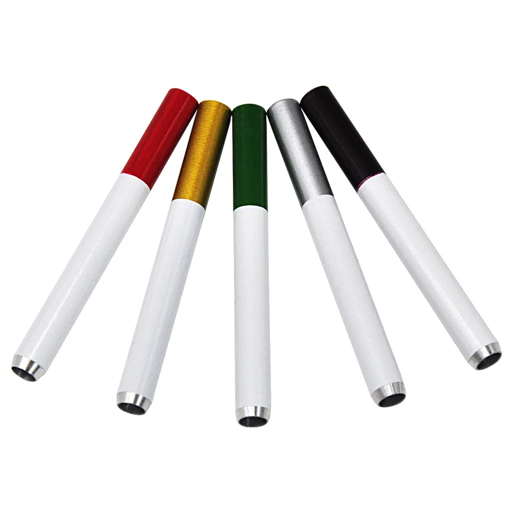 

HORNET 80MM Aluminum Alloy One Hitter Pipes Bat Metal Tobacco Hand Pipes Cigarette Dugout Pipe Smoking Accessoires