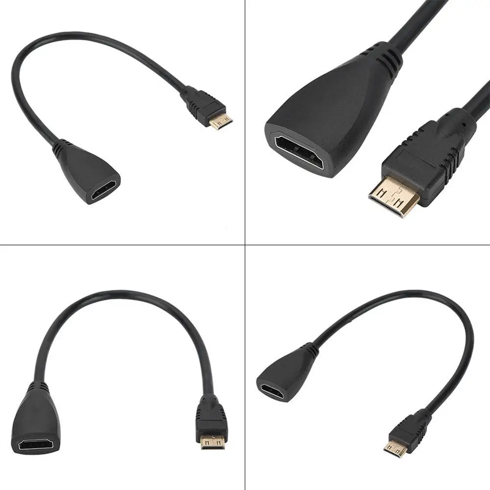 Высокоскоростной Переходник с HDMI на Mini совместимый штекер 1080P 3D| |