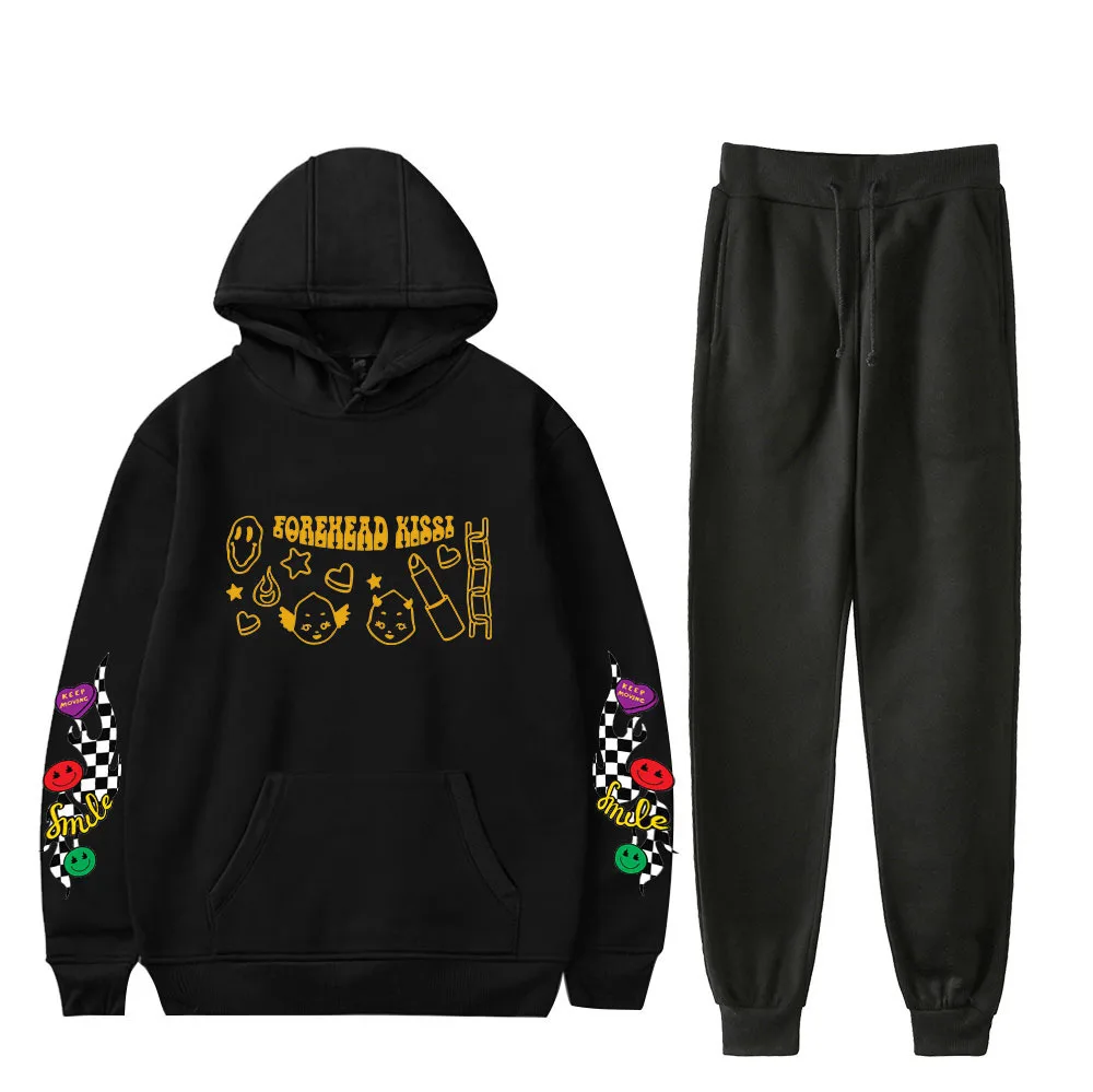 

AVANI GREGG Merch men/womens streetwear Hoodie+Sweatpants Suit Trousers Autumn/winter Sets Unisex sweatshirt two piece set