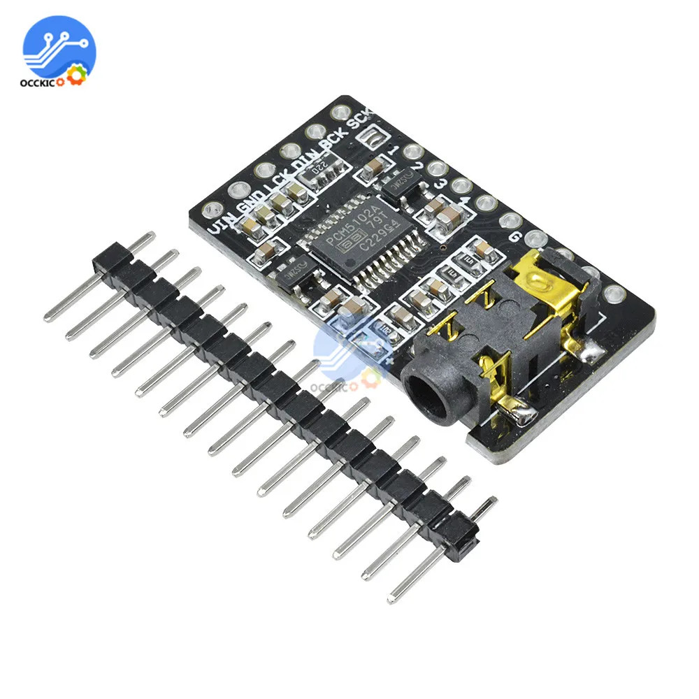 Плата декодера PCM5102, GY-PCM5102, модуль плеера IPS, интерфейс, формат плеера, цифровая звуковая плата для Raspberry