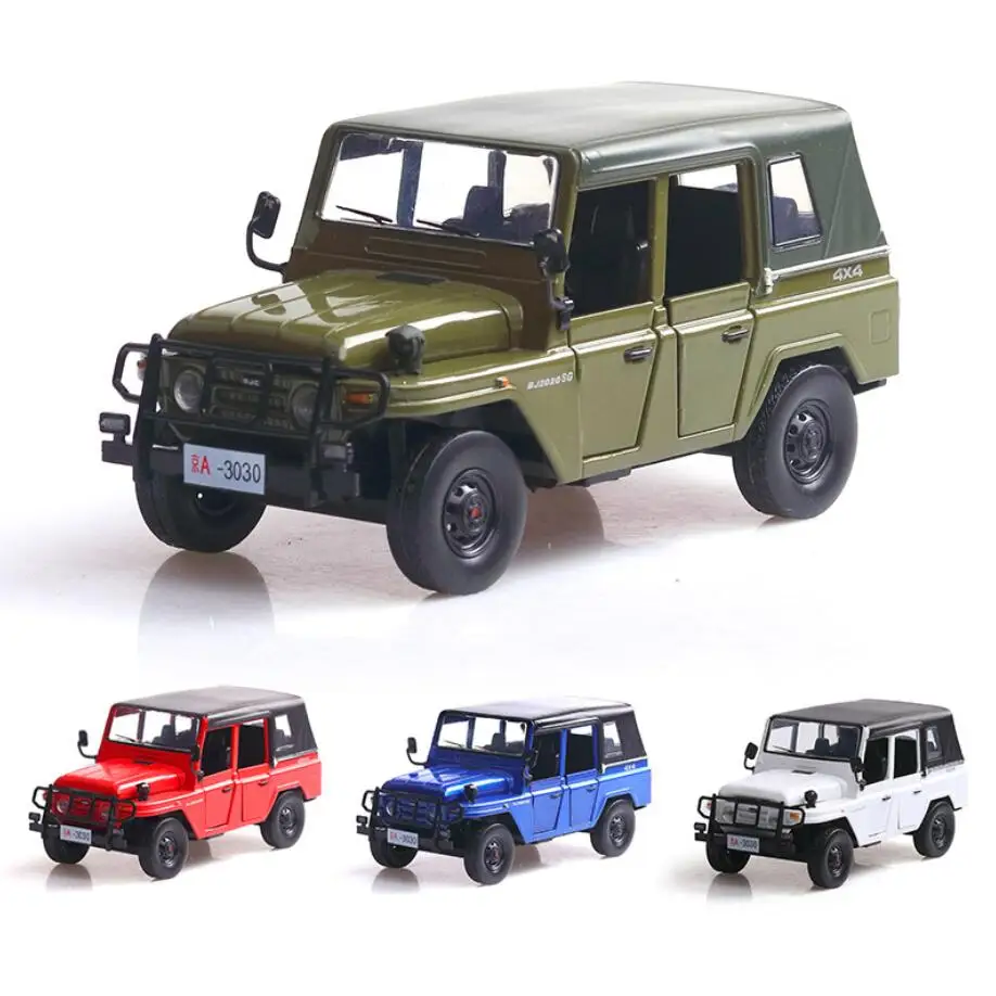 Литая модель военного автомобиля 1:28 внедорожника из сплава Электронная