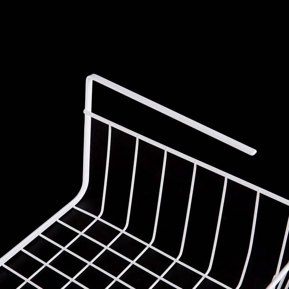 

1 pcs Kitchen Under Shelf Storage Basket Lightweight Metal Organiser Rack