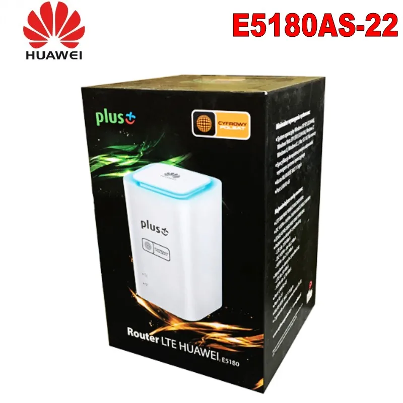 Wi Fi роутер Huawei Cube e5180 4G cpe Стандартный диапазон 1/3/7/8/20/38 pk b593 e5172 b880|wifi router|huawei cube4g |