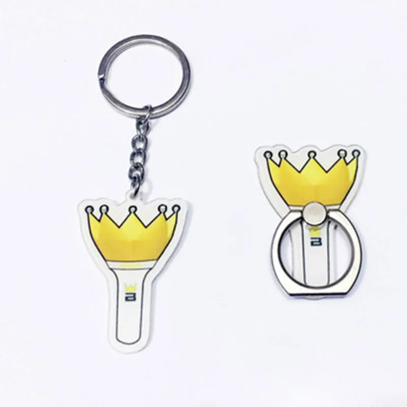 Bigbang Корона Форма брелок G-Dragon персональный альбом Kwon JI Young Peaceminusone LXX95 - Цвет: Mobile Phone Holder