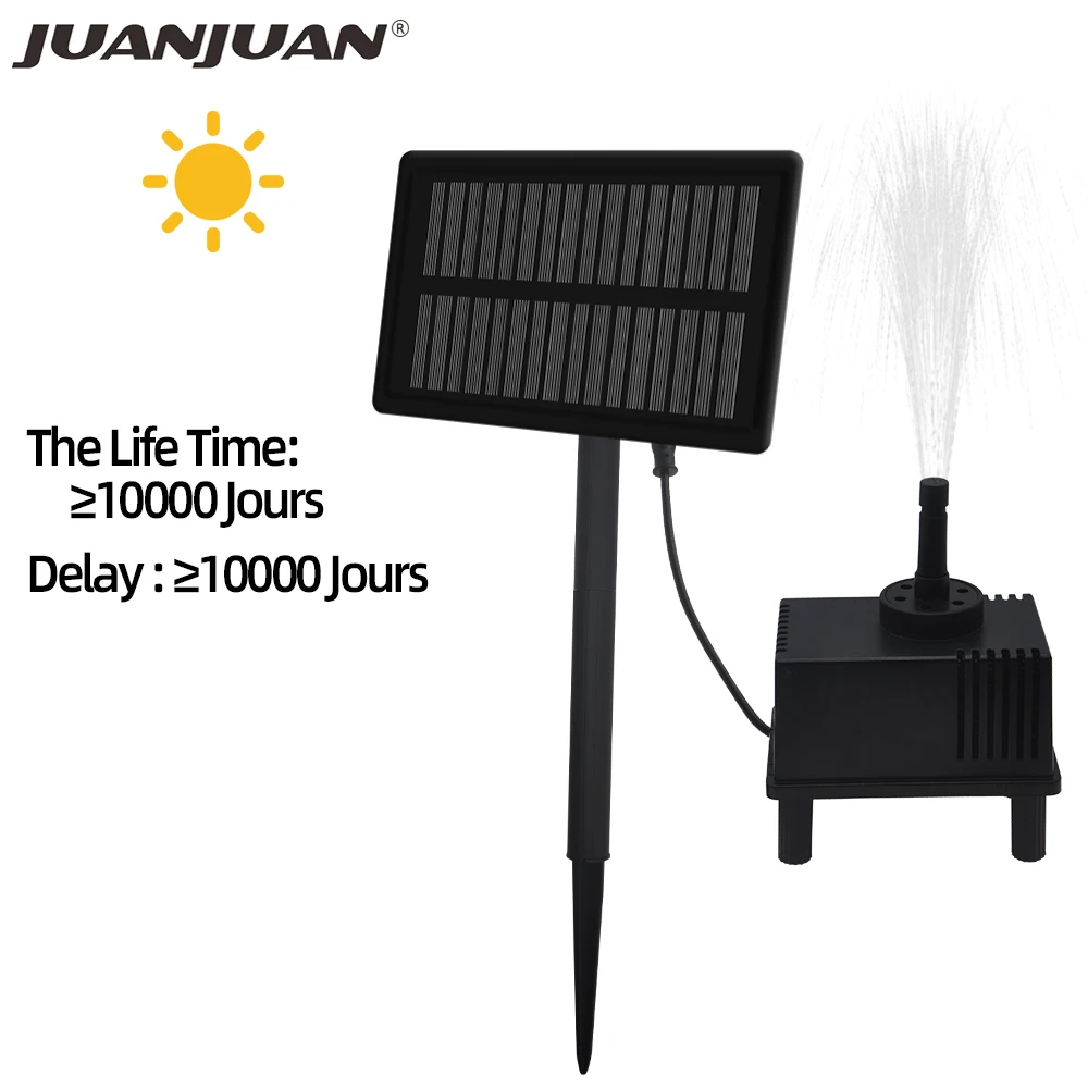 Плавающий фонтан на солнечной энергии водяной насос бесщеточный пруд бассейн 7