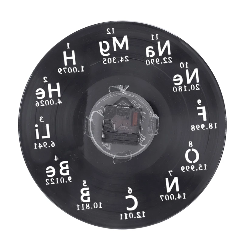 Химический стол виниловая запись настенные часы химия математика формула наука