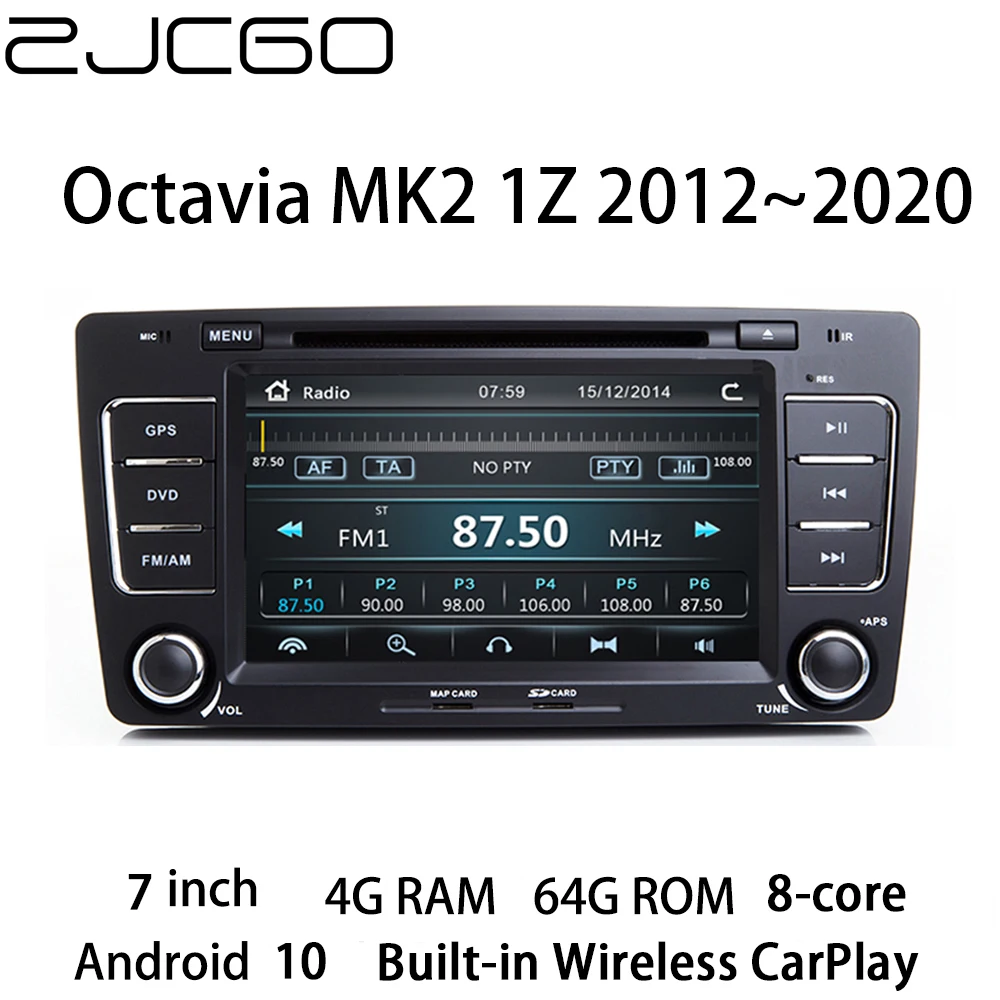 Автомобильный мультимедийный плеер стерео GPS DVD радио навигация Android экран для Skoda