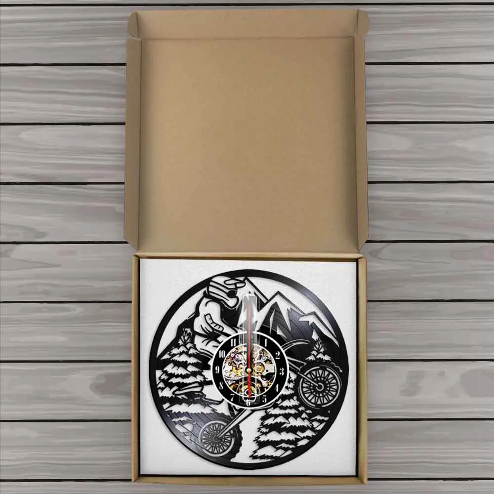 Настенные часы BMX для мотокросса мотоциклиста горного гонщика экстремальной