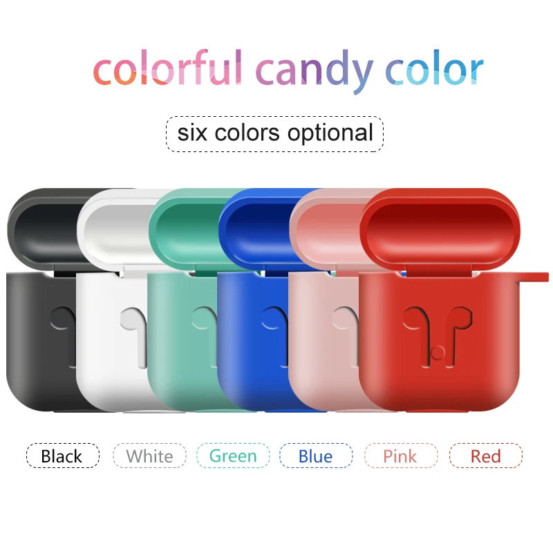 Чехол для Apple AirPods Силиконовый противоударный защитный чехол кожаный аксессуары