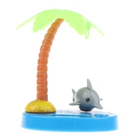 with coconut tree dancing toy for kids solar powered car ornament