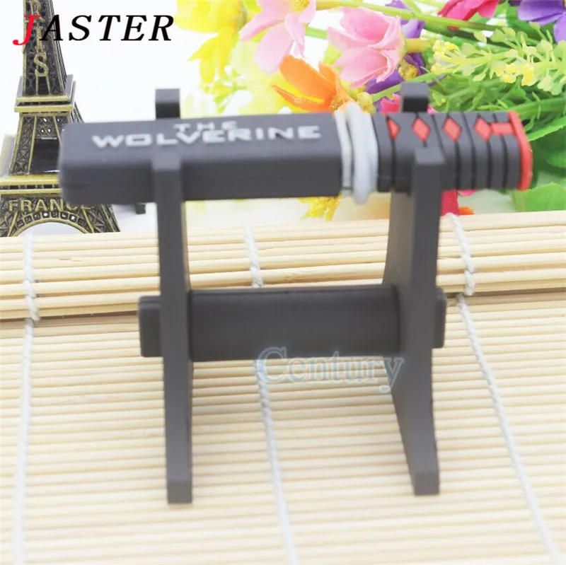 Мультфильм пластичный монтаж меч самурая флеш диск USB 2 0 4GB/8GB/16GB/32GB/64GB 128GB ручка для