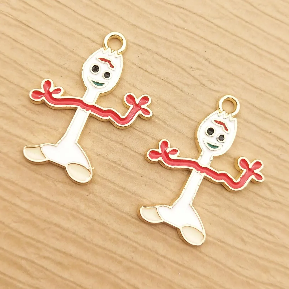 10 шт. эмалированный мультяшный Шарм для изготовления ювелирных изделий из