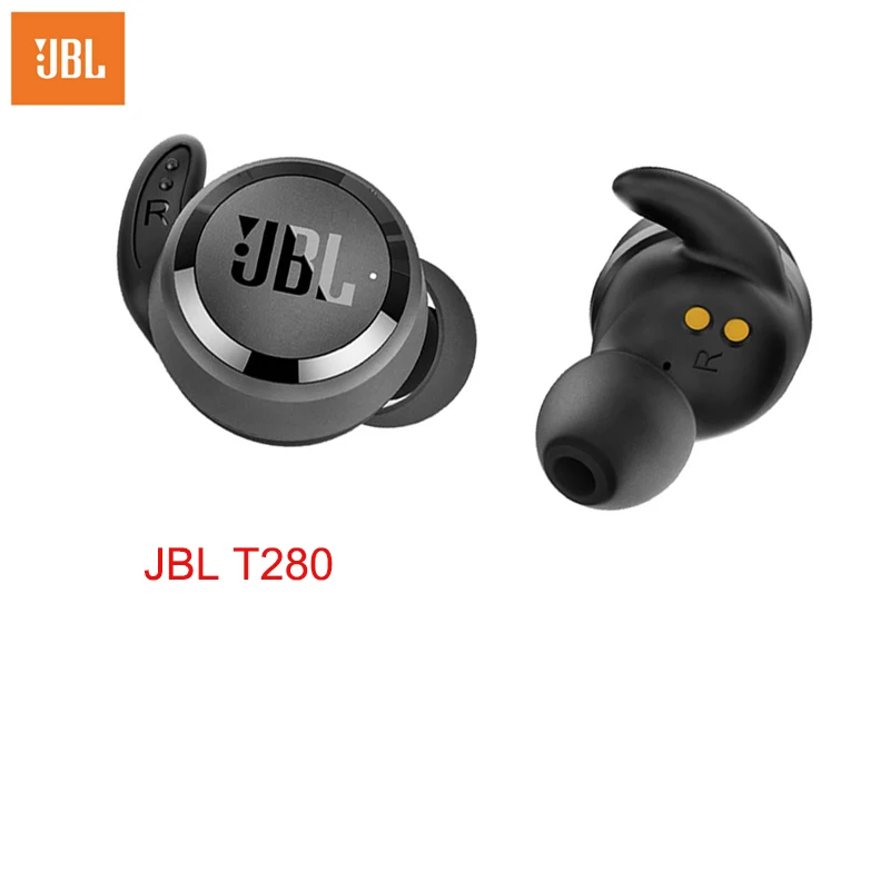 

JBL T280 TWS In Ear Wireless Bluetooth 5.0 Sport Earbuds Stereo Music Dynamic Earphone with Charge Box and Mic IPX5 Waterproof