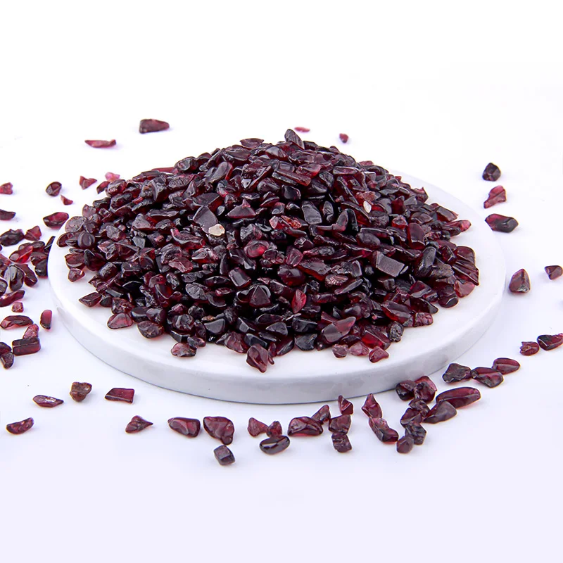 Garnet Разноцветные Бусины 3-5 мм, 20 г, 50 г, 100 г, смешанный природный гравий, кристалл, бисер, неправильный энергетический драгоценный камень, бусины для рыбного бака, бонсай, украшение - Цвет: Garnet
